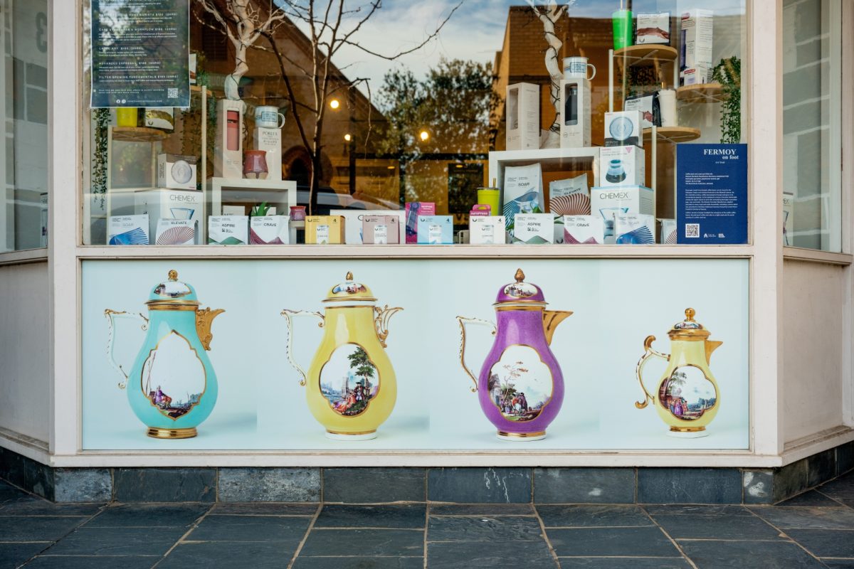 Fermoy on foot coffee pots and cream pot